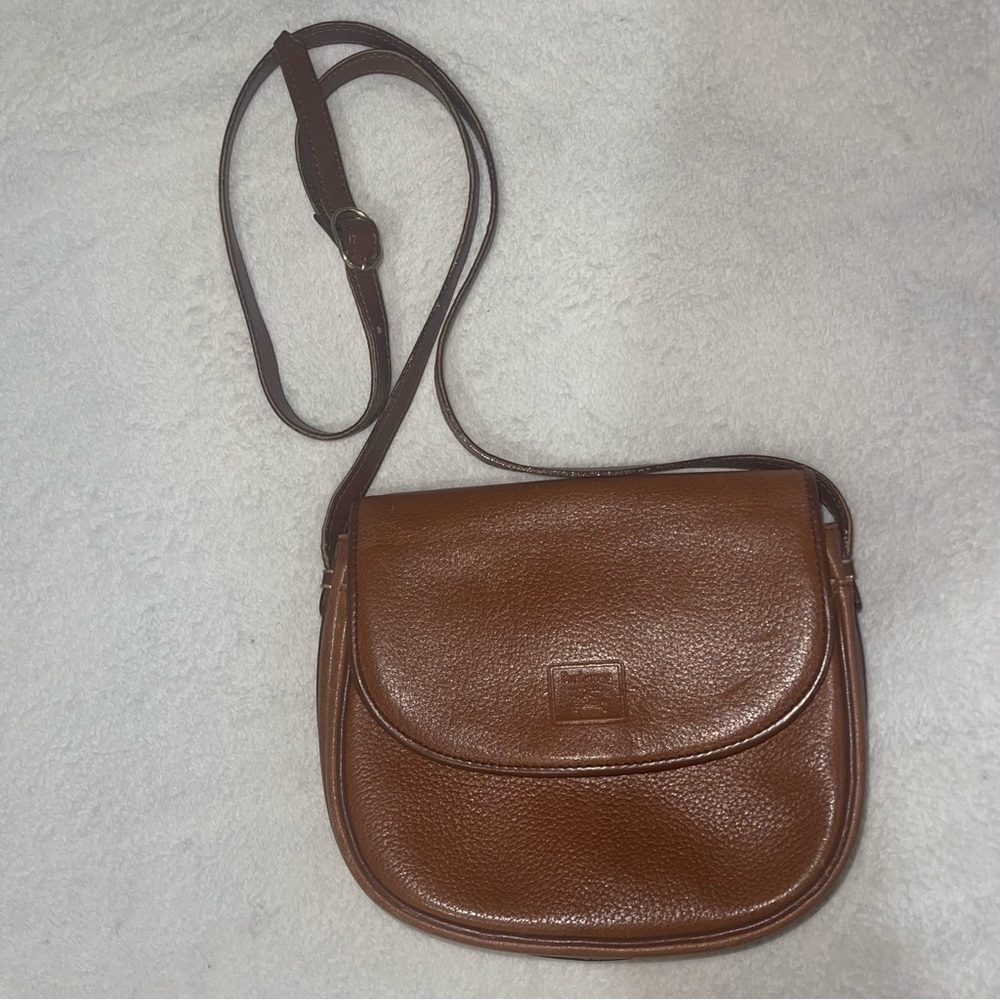 Brown Leather Burberrys Crossbody - Picture 2 of 16